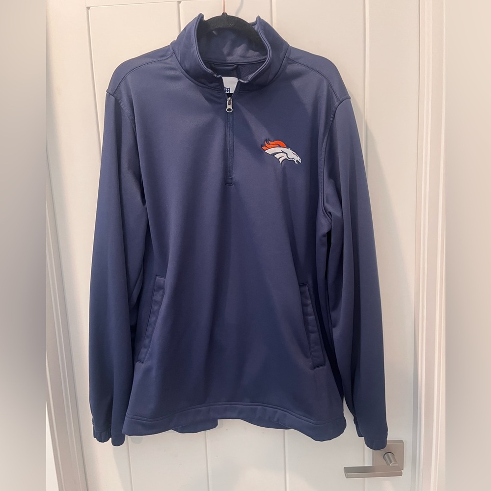 NFL Navy Performance Quarter-Zip Jacket